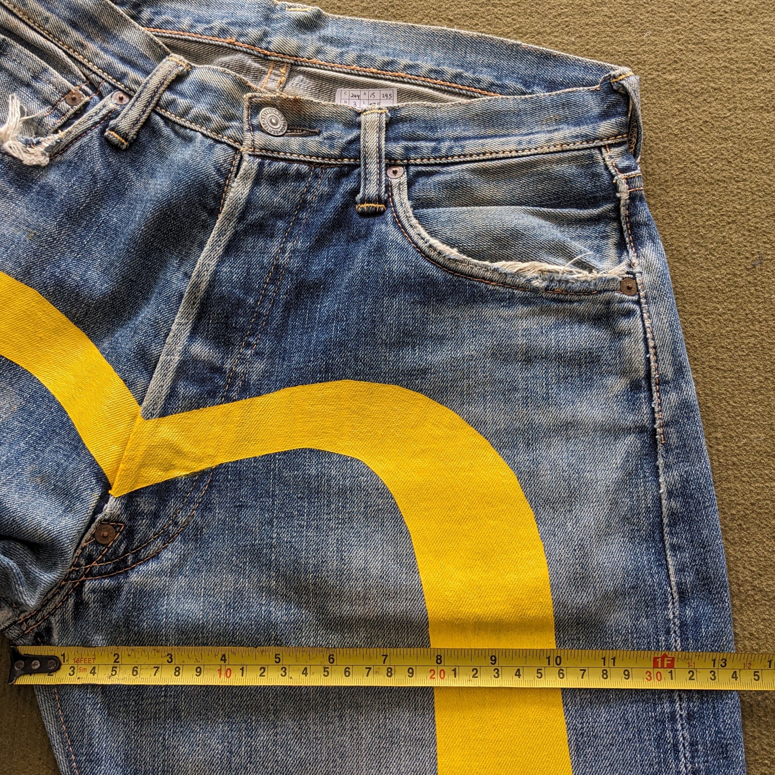 Evisu Vintage EVISU Japanese Brand Denim Jeans Size US 30 / EU 46 - 7 Thumbnail