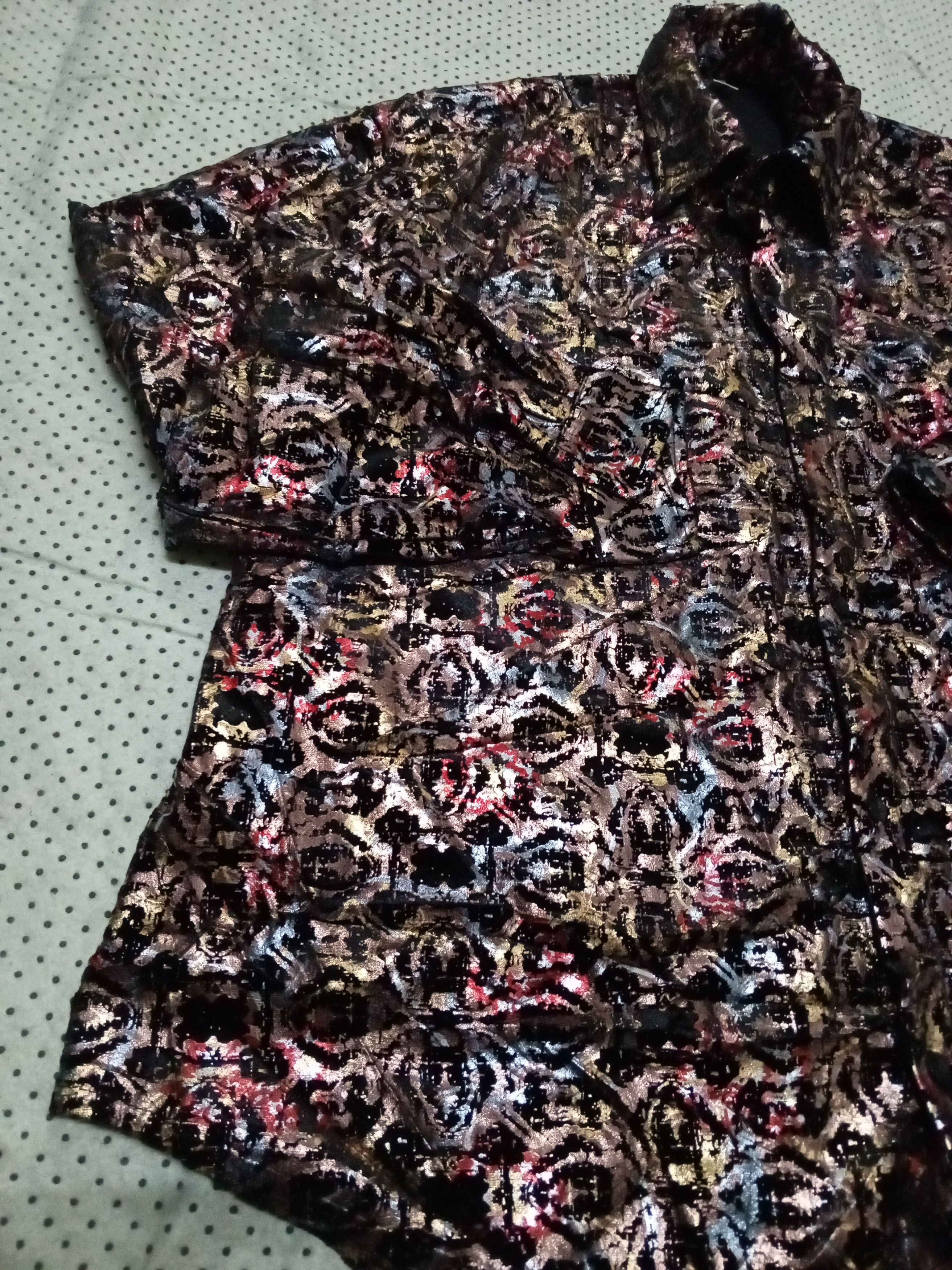 Japanese Brand JAPANBRANDS overprinting button long sleeve Size US L / EU 52-54 / 3 - 2 Thumbnail