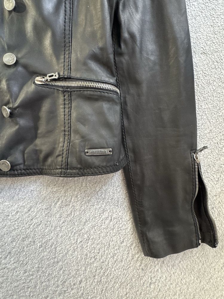John Galliano John Galliano Leather Jacket Size S / US 4 / IT 40 - 5 Thumbnail
