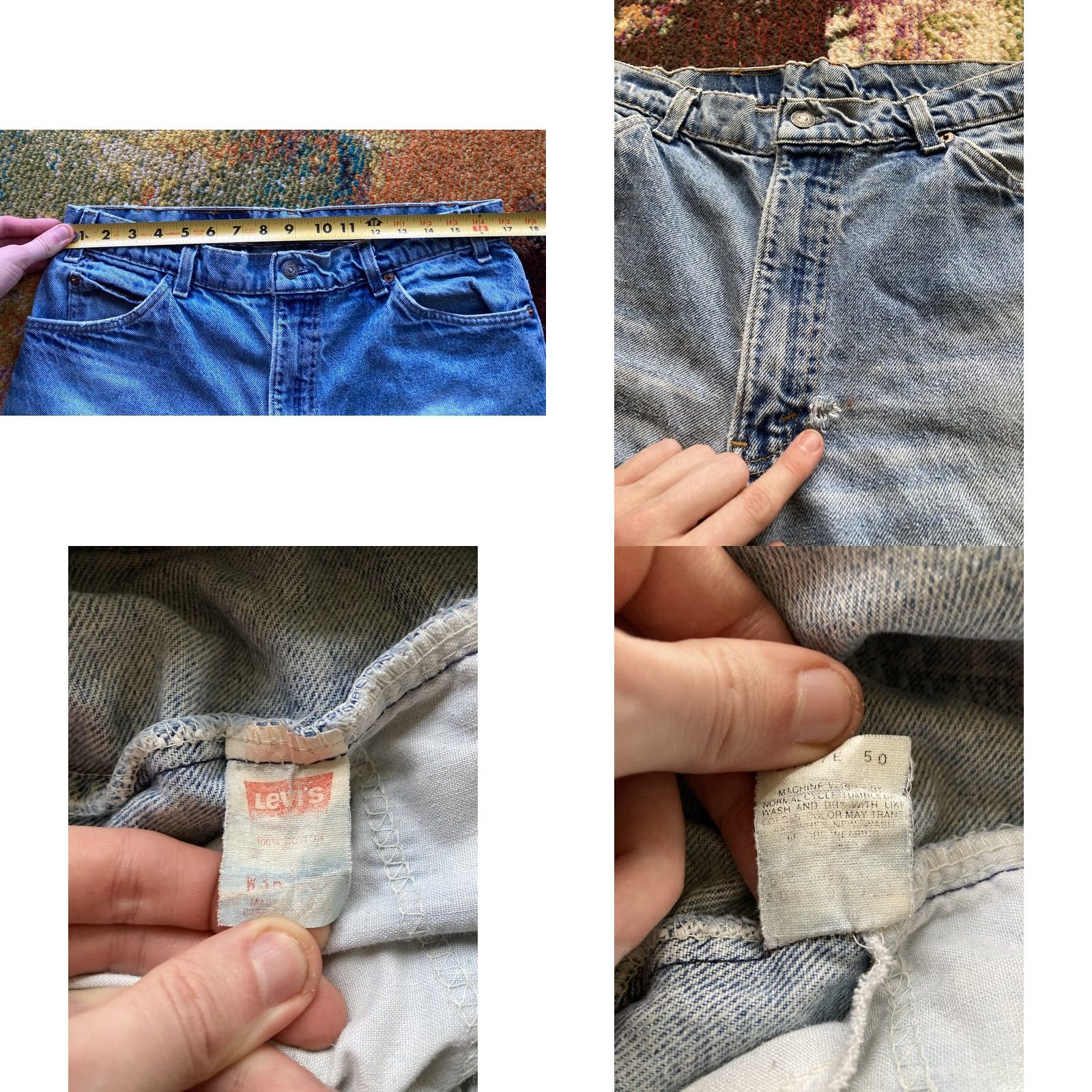 Levi's VINTAGE Levi's 509 Jeans Shirt? No—Vintage Levi's 509 Jeans Casual Men 36x34 34x32 Blue Denim USA Made 80s 90s 00s? Size US 36 / EU 52 - 8 Thumbnail
