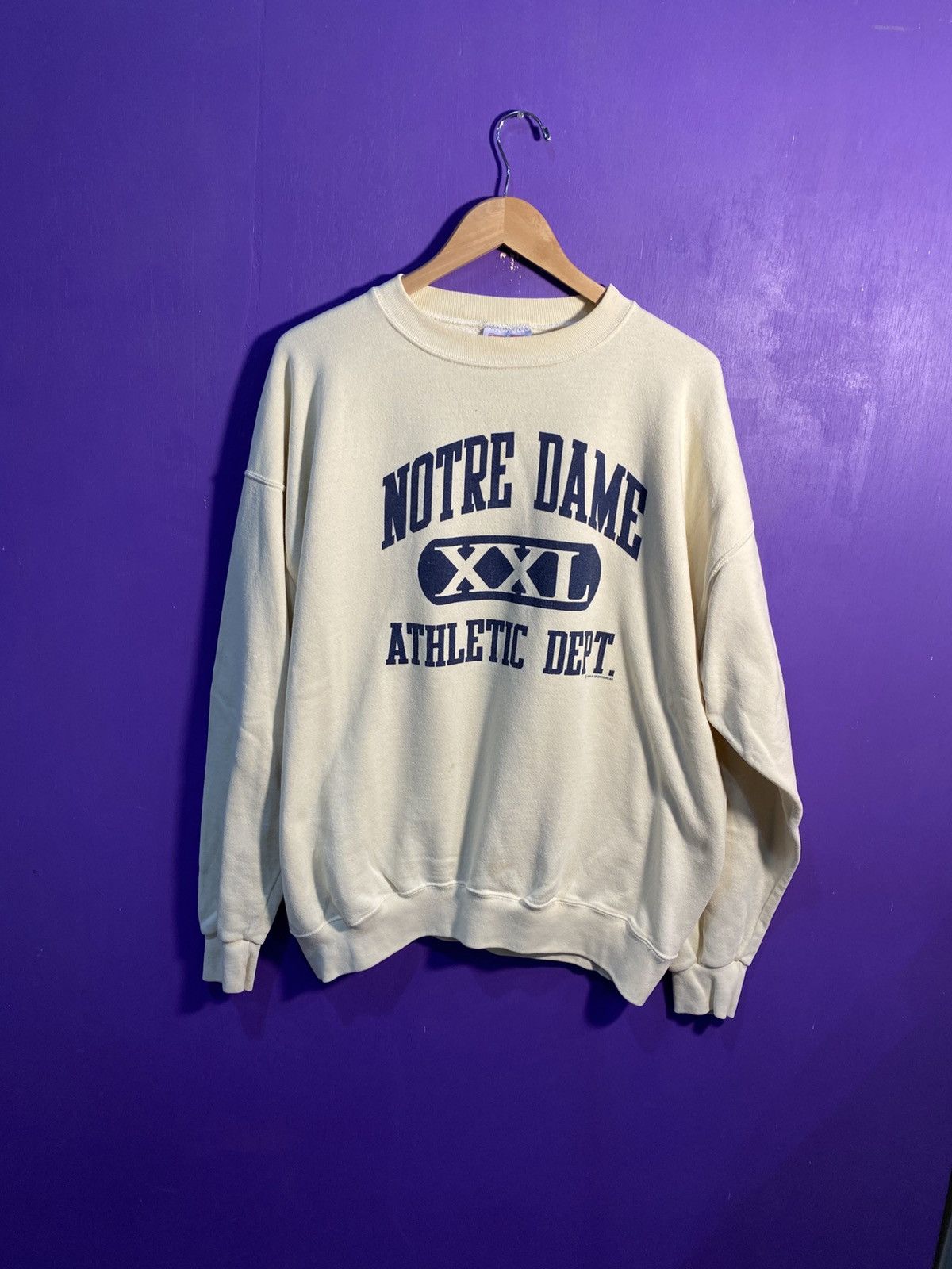 Other Vintage 90s Notre dame athletic dept sweatshirt Size US XL / EU 56 / 4 - 1 Thumbnail