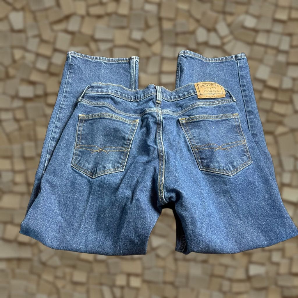 Levi's Levi Jeans Men's 34x29 Blue Denim Relaxed Straight Pockets Jeans Size US 34 / EU 50 - 1 Thumbnail