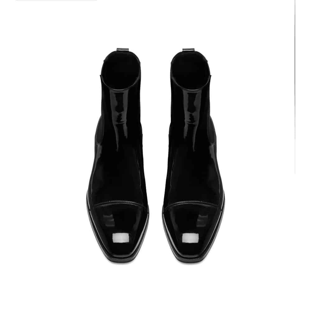 Tom Ford o1loc1c1025 J1140 Size: 8 TF / Leather Chelsea Boots Black Size US 8 / EU 41 - 2 Thumbnail