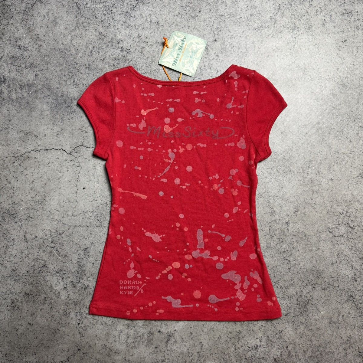 Miss Sixty NEW Miss Sixty Vintage T-Shirt Ed hardy Style Size M / US 6-8 / IT 42-44 - 2 Thumbnail