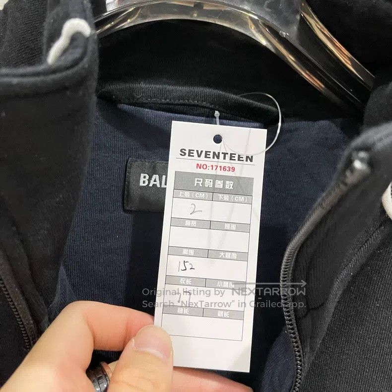 Balenciaga Balenciaga 3B-Logo embroidered line sports jacket Size US M / EU 48-50 / 2 - 4 Thumbnail