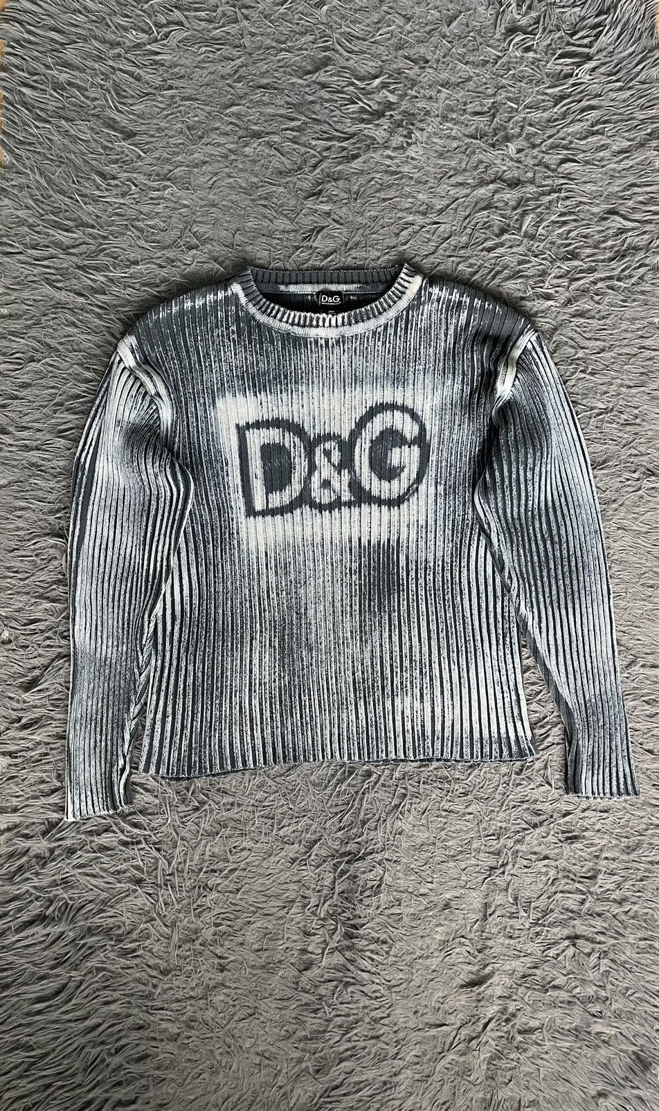 Dolce & Gabbana Sweater Made in Italy Gray 1/4 Button Top 2024 Size 48