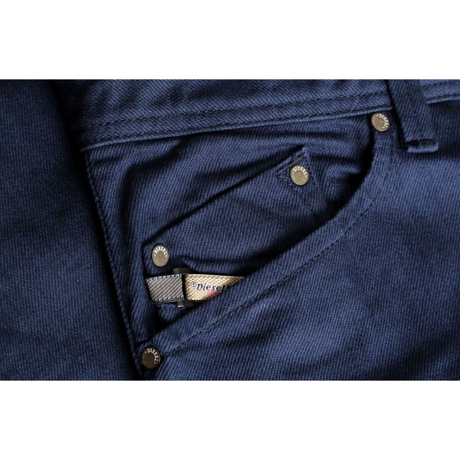 Diesel DIESEL DARRON 008QU Jeans Men W32 L32 Regular Slim Tapered Blue 5-Pocket Denim Jeans Mens Size US 32 / EU 48 - 5 Thumbnail