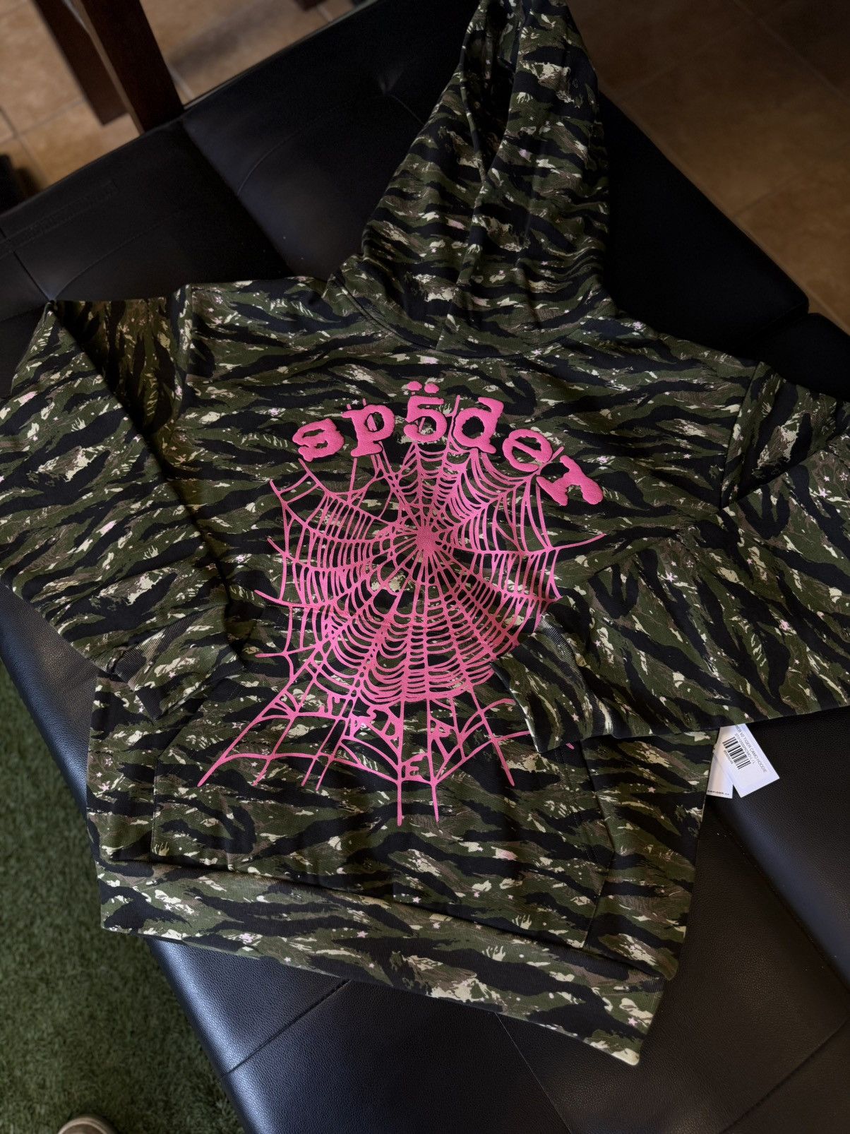 Sp5der Sp5der Worldwide Green Camo Hoodie Size L (NEW) Size US L / EU 52-54 / 3 - 2 Thumbnail