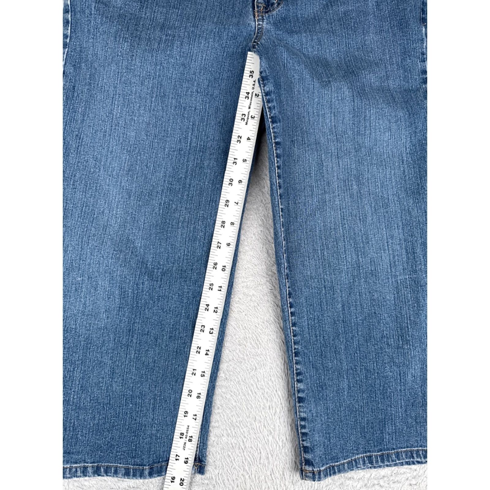 Denime Sonoma Jeans Womens 8 Blue Denim Capri Mid Rise Cotton 30x20 LIFE+Style Size 30" / US 8 / IT 44 - 7 Thumbnail