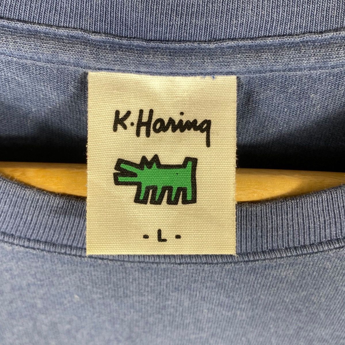 Keith Haring × Vintage Vintage 00's KEITH HARING Pop Art Graphic Tee Shirt Large Size US L / EU 52-54 / 3 - 8 Thumbnail