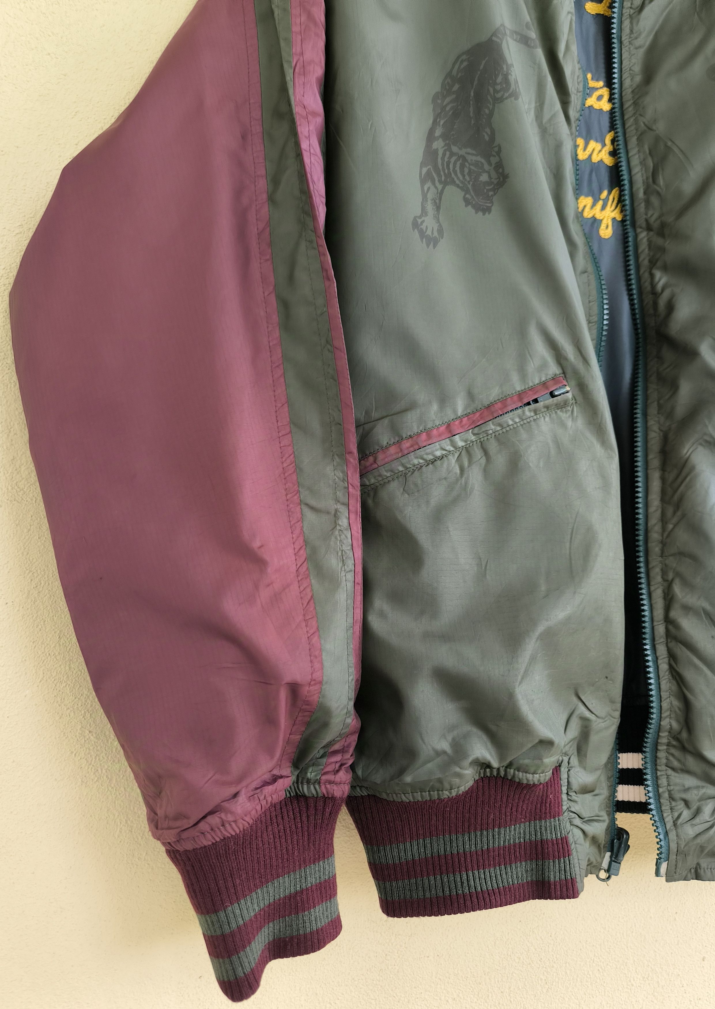 Japanese Brand ROCSTAR by REAL MAD HECTIC reversible nylon bomber jacket Size US L / EU 52-54 / 3 - 4 Thumbnail
