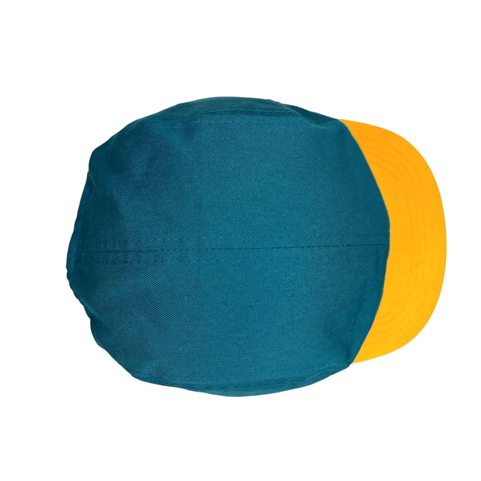 Vintage AMBLER ROAM BRITISH COLUMBIA 5-PANEL Hike Baseball Hat Teal/Yellow CANADA-MADE Size ONE SIZE - 5 Thumbnail
