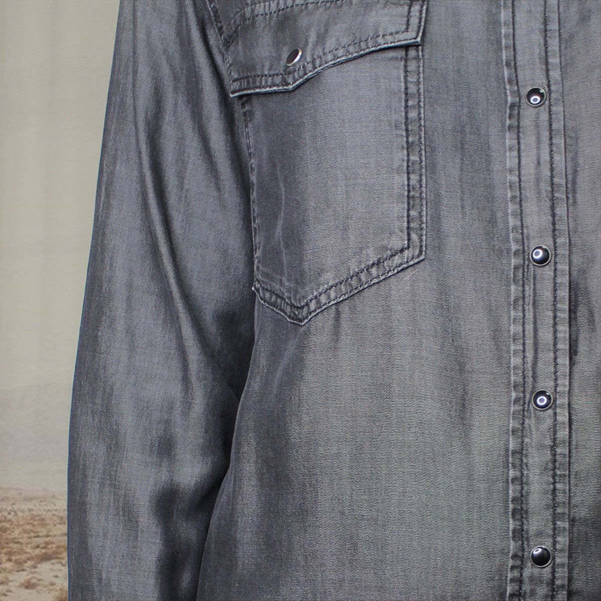 Patrizia Pepe 🐺DENIM BUTTON UP SHIRT🐺 Size S / US 4 / IT 40 - 4 Thumbnail