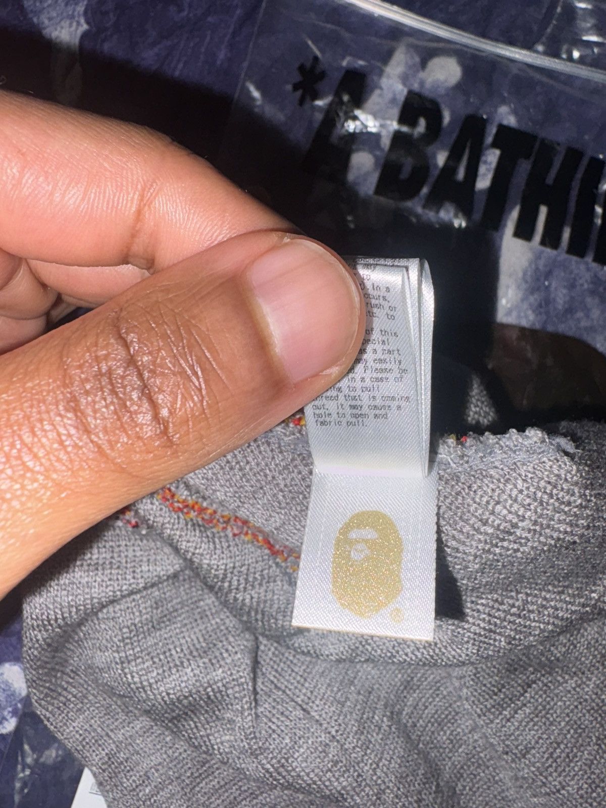 Bape Bape shark beanie gray Size ONE SIZE - 5 Thumbnail