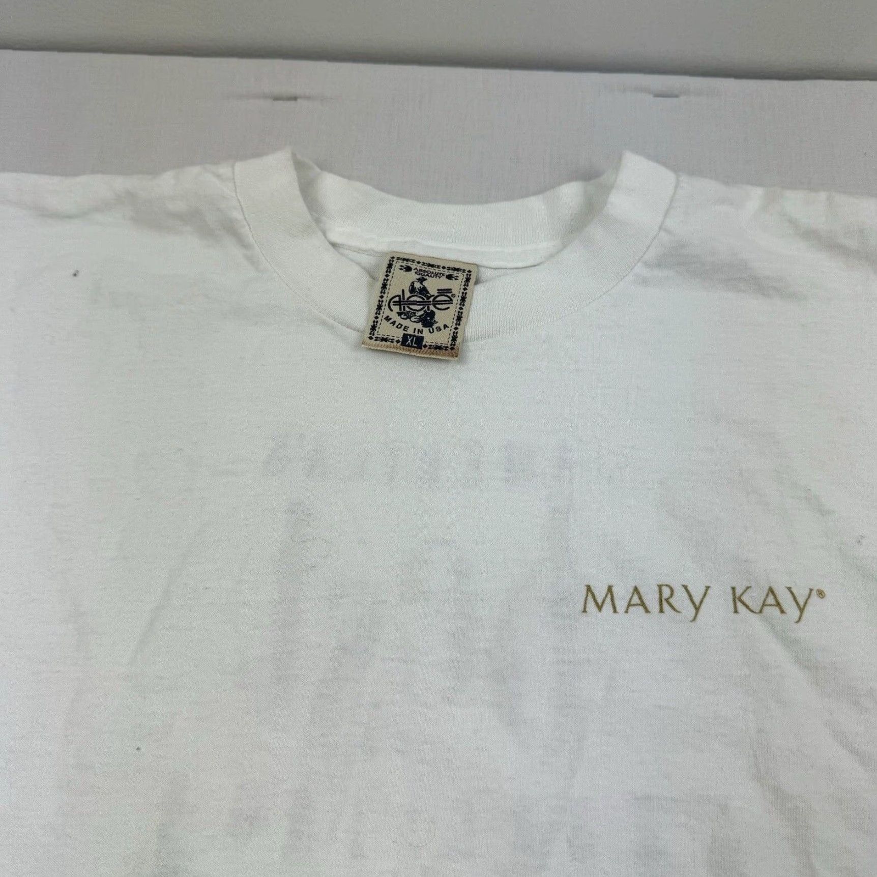 Vintage VINTAGE Mary Kay Shirt Adult XL White USA 90s Y2K Mens Size US XL / EU 56 / 4 - 7 Thumbnail