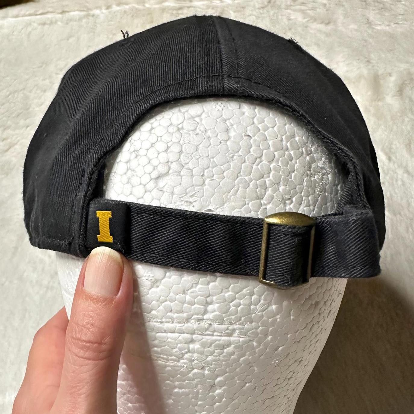 Top Of The World Iowa Hawkeyes Unisex Black Adjustable Baseball Cap OS Size ONE SIZE - 6 Thumbnail