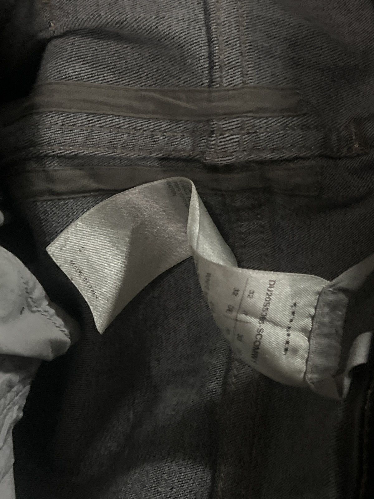 Rick Owens × Rick Owens Drkshdw Rick Owens Detroit Cut White Wax Jeans Size US 32 / EU 48 - 4 Thumbnail