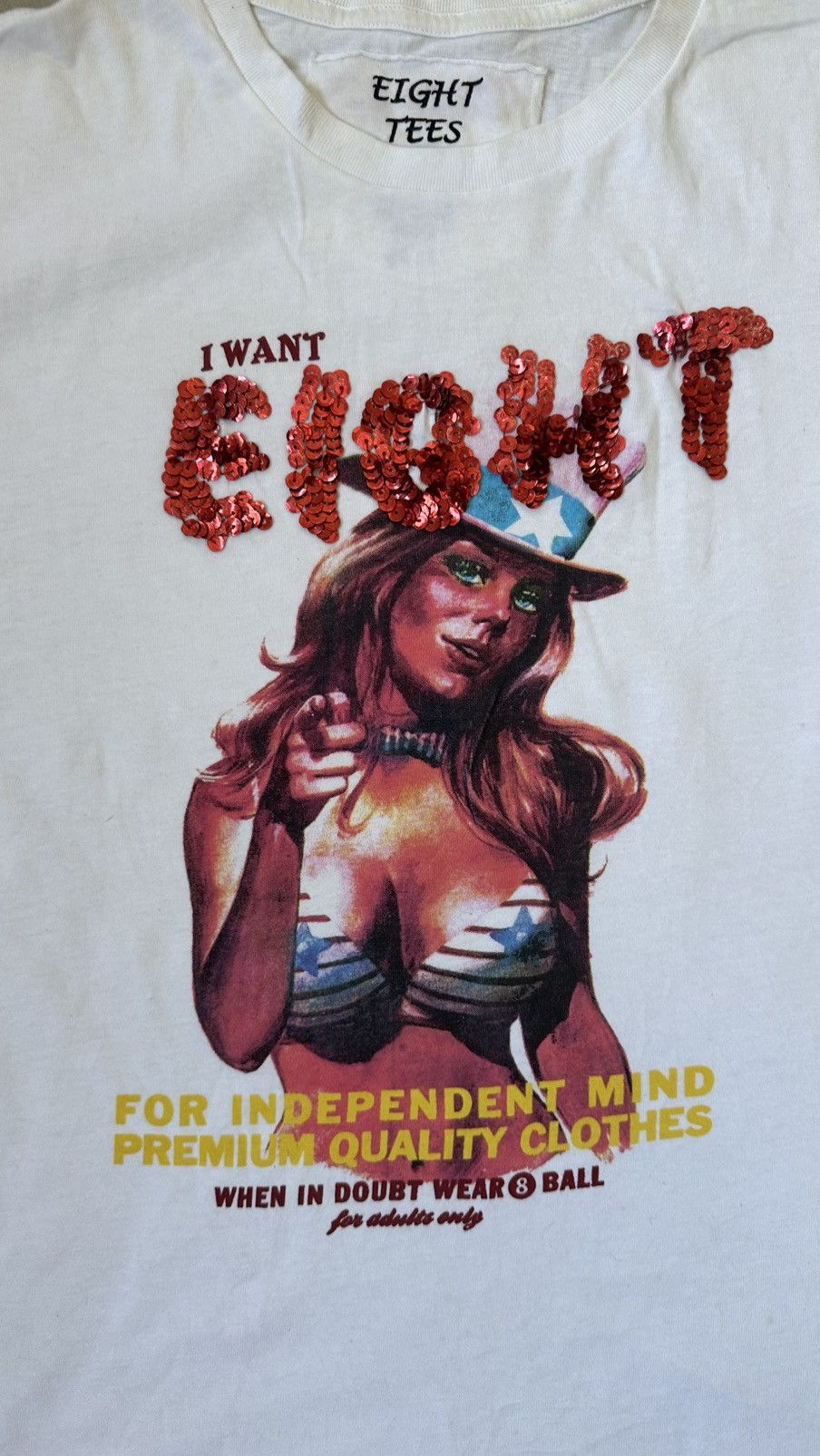 Japanese Brand VINTAGE EIGHTBALL EIGHT TEES JAPAN TEE Size US M / EU 48-50 / 2 - 2 Thumbnail