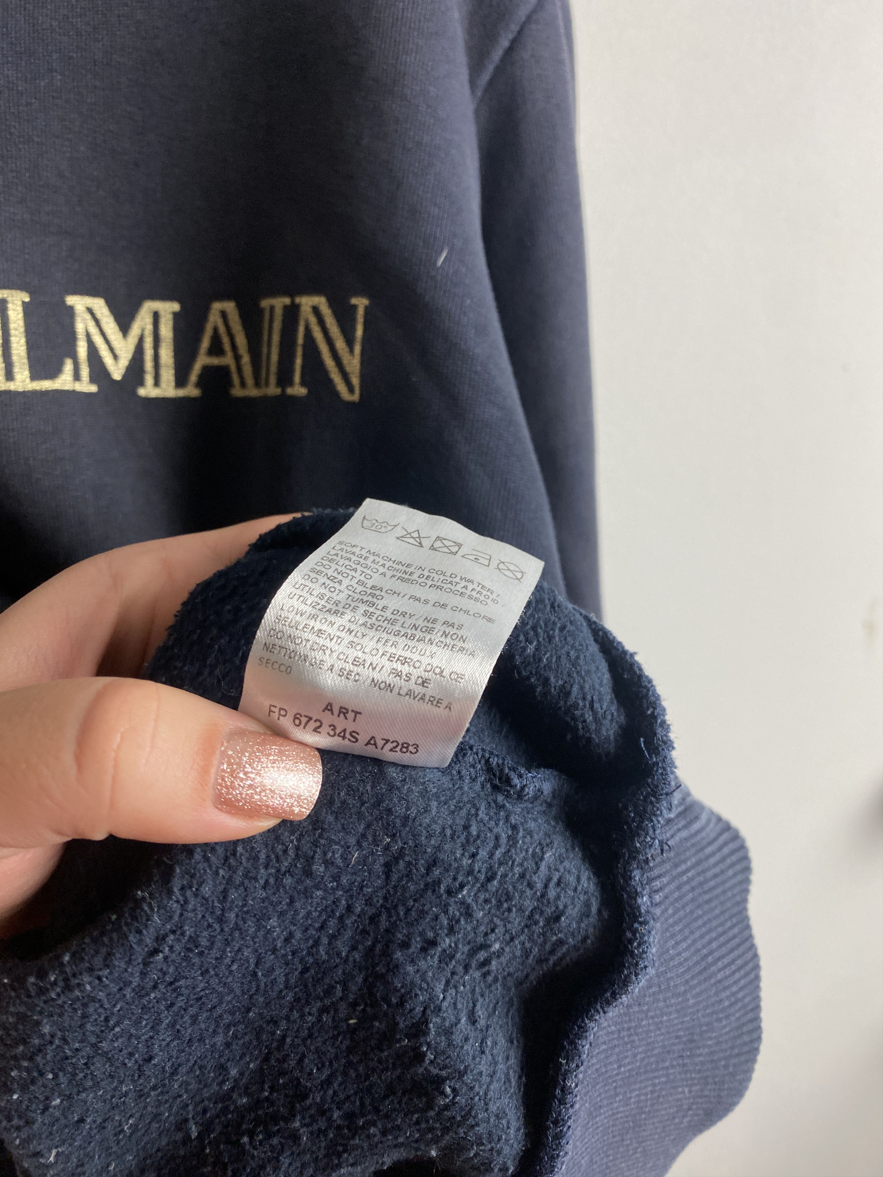 Pierre Balmain Pierre Balmain big logo sweatshirt crewneck Size M / US 6-8 / IT 42-44 - 5 Thumbnail