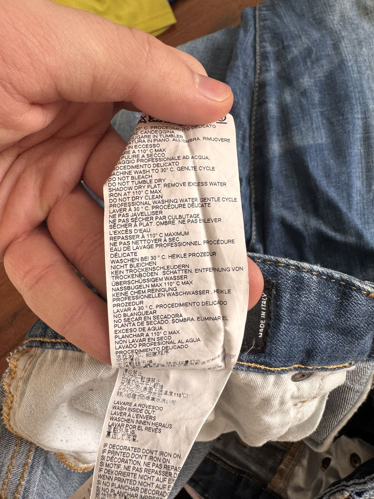 Dsquared2 Rare Vintage Dsquared2 I’m Not Weird Denim pants 52 Blue Size US 34 / EU 50 - 15 Thumbnail