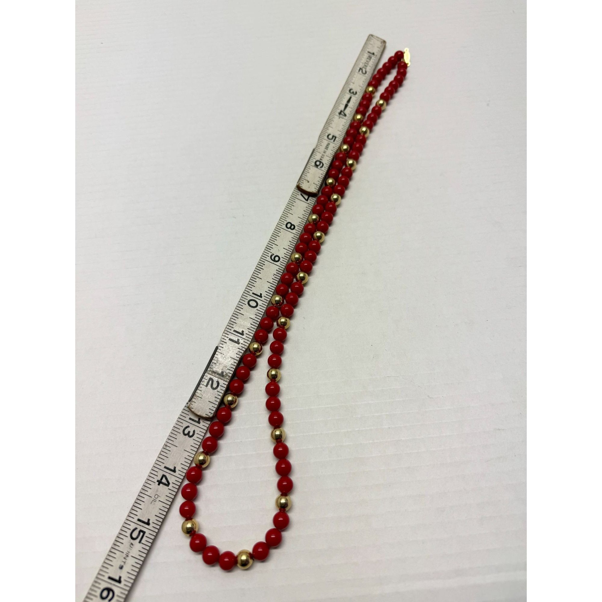 Vintage Vintage Napier red beaded necklace Size ONE SIZE - 5 Thumbnail