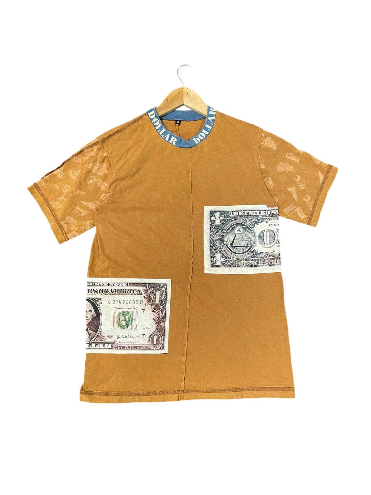 Japanese Brand Dollar American Tee Shirt Size US M / EU 48-50 / 2 - 1 Thumbnail