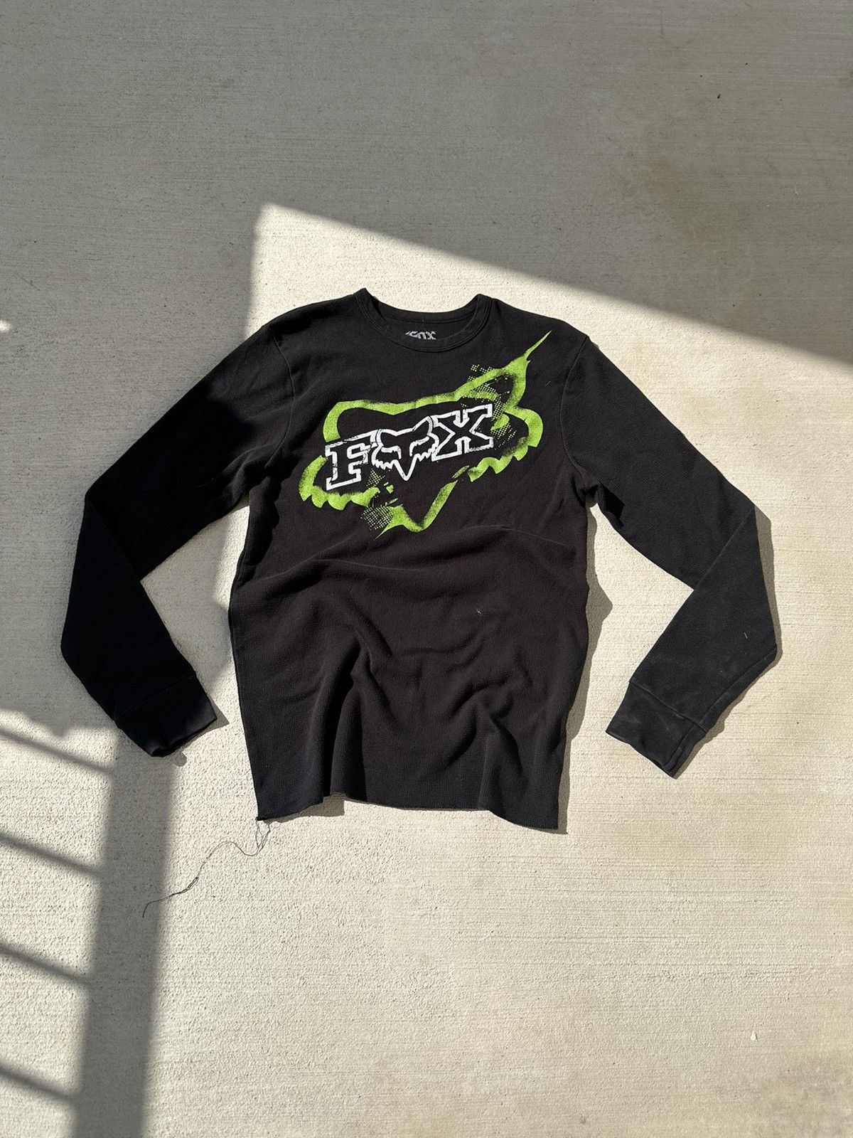 Fox Racing × Vintage Y2K Fox Racing Thermal Shirt Size US L / EU 52-54 / 3 - 1 Preview