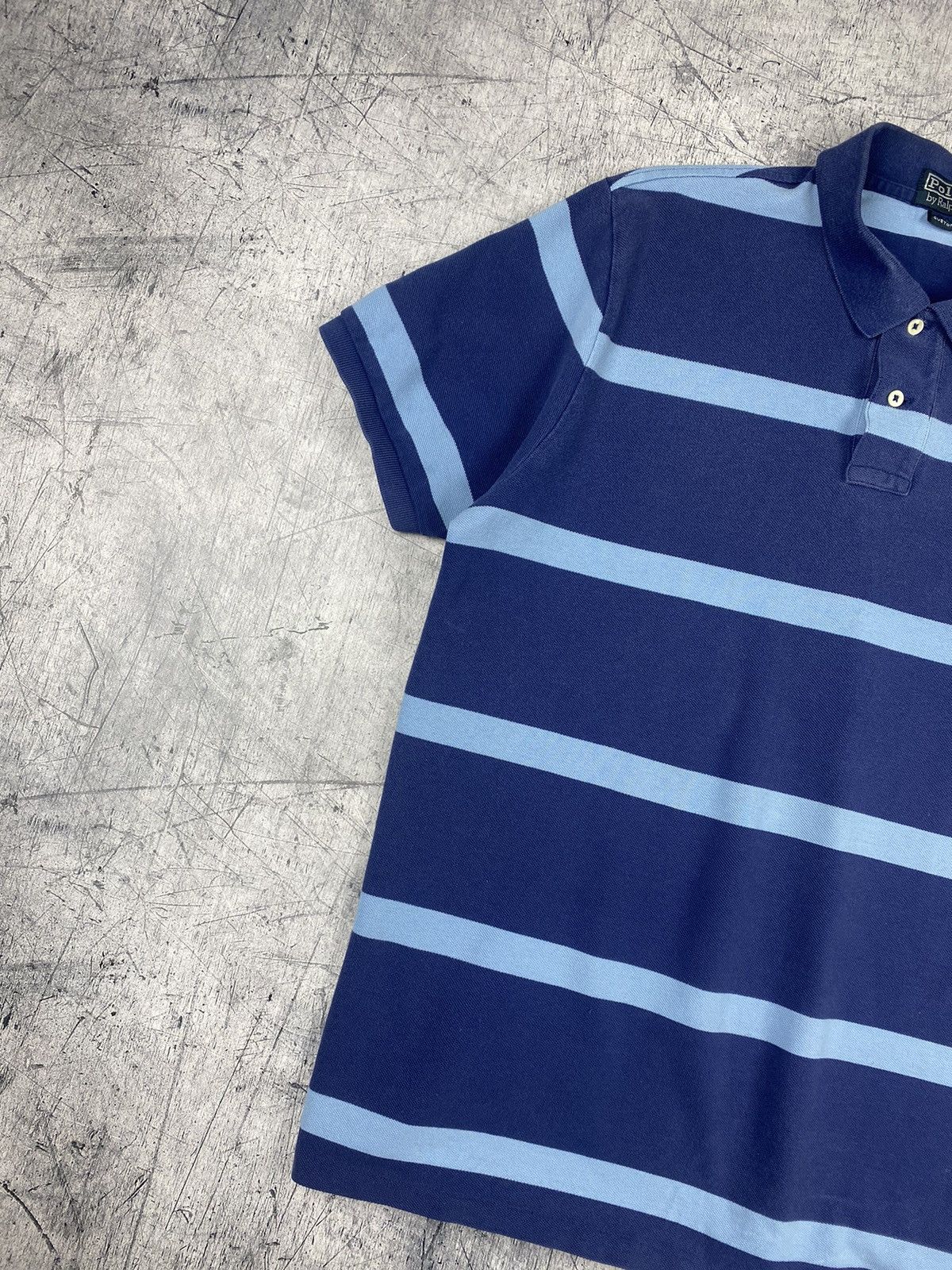Polo Ralph Lauren Vintage Ralph Lauren Striped Polo Shirt Size US XL / EU 56 / 4 - 3 Thumbnail