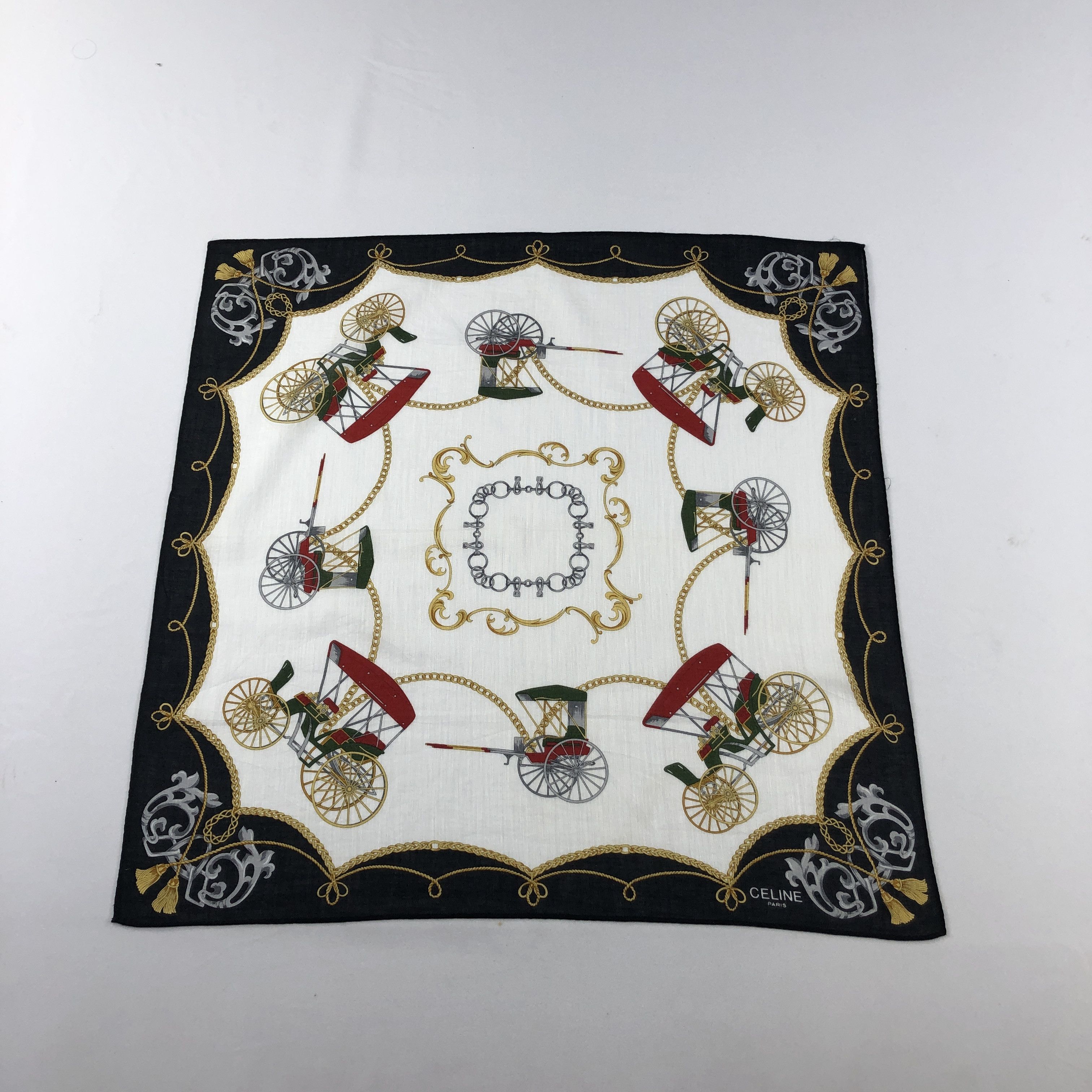 Celine Celine Handkerchief Neckerchief Bandana H3073 Size ONE SIZE - 1 Thumbnail
