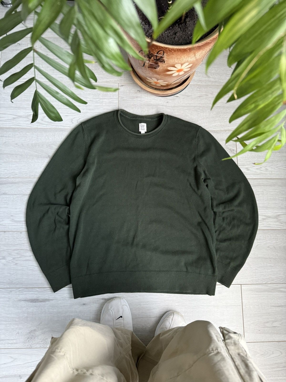 Gap × Vintage Vintage Gap Saeater hype 90’s crewneck sweater sweatshirt Size US M / EU 48-50 / 2 - 1 Thumbnail