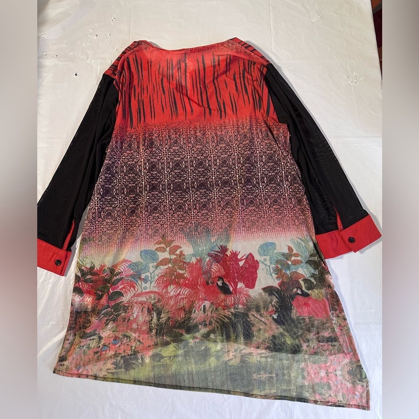 & Other Stories Fits and Ginger Jungle Pattern Tunic L Size L / US 10 / IT 46 - 2 Thumbnail