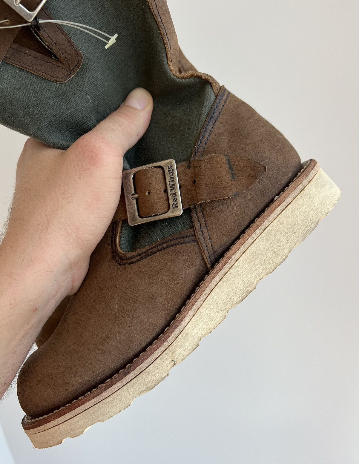 Red Wing × Vintage Vintage Red Wing 2980 Suede Brown Boots Shoes Size US 5 / EU 37 - 7 Thumbnail