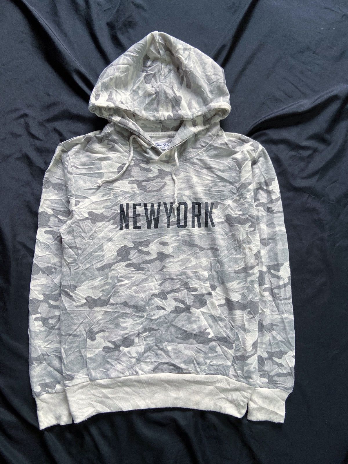 If Six Was Nine × Japanese Brand × Le Grande Bleu (L.G.B.) JAPANESE SKKONE VINTAGE NEW YORK ARMY HOODIE Size US M / EU 48-50 / 2 - 1 Thumbnail