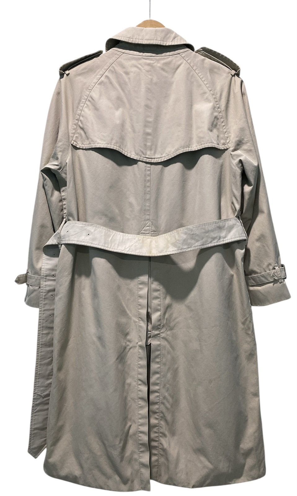 Burberry Vtg Burberry Double Breasted Nova Check Trench Coat Size S / US 4 / IT 40 - 4 Thumbnail