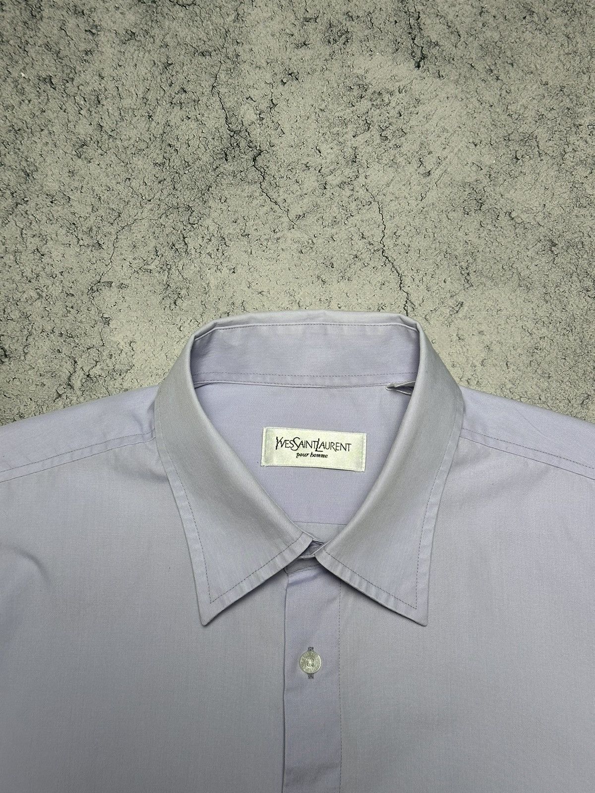 Yves Saint Laurent Vintage Yves Saint Laurent YSL Short Sleeve Shirt Size US L / EU 52-54 / 3 - 4 Thumbnail