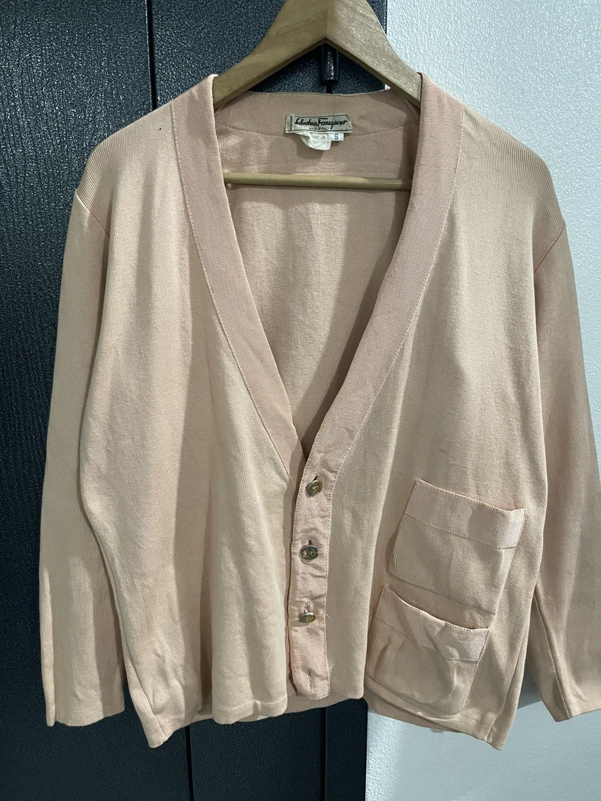 Salvatore Ferragamo Vintage Salvatore Ferragamo Cardingan Jacket Size S / US 4 / IT 40 - 4 Thumbnail