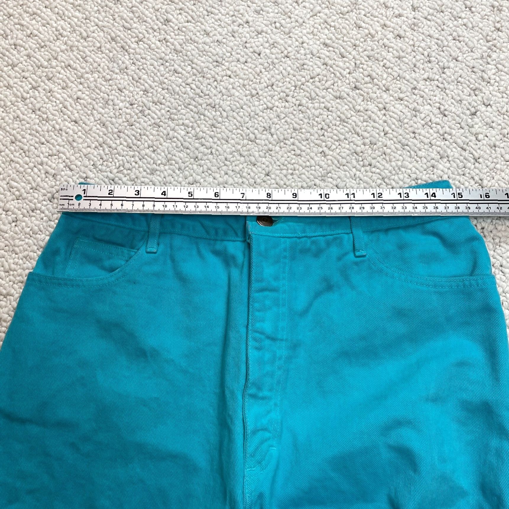 Denime VINTAGE Marigail Jeans Denim Straight 30x26 Blue Womens 14 80s 90s High Rise Vintage Style 80s Womens Jeans Denim Straight 30x26 Size 36" / US 14 / IT 50 - 5 Thumbnail