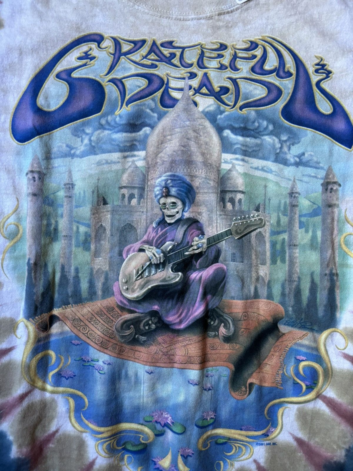 Liquid Blue 2001 Grateful Dead Liquid Blue Tee BNWT Size US M / EU 48-50 / 2 - 4 Thumbnail