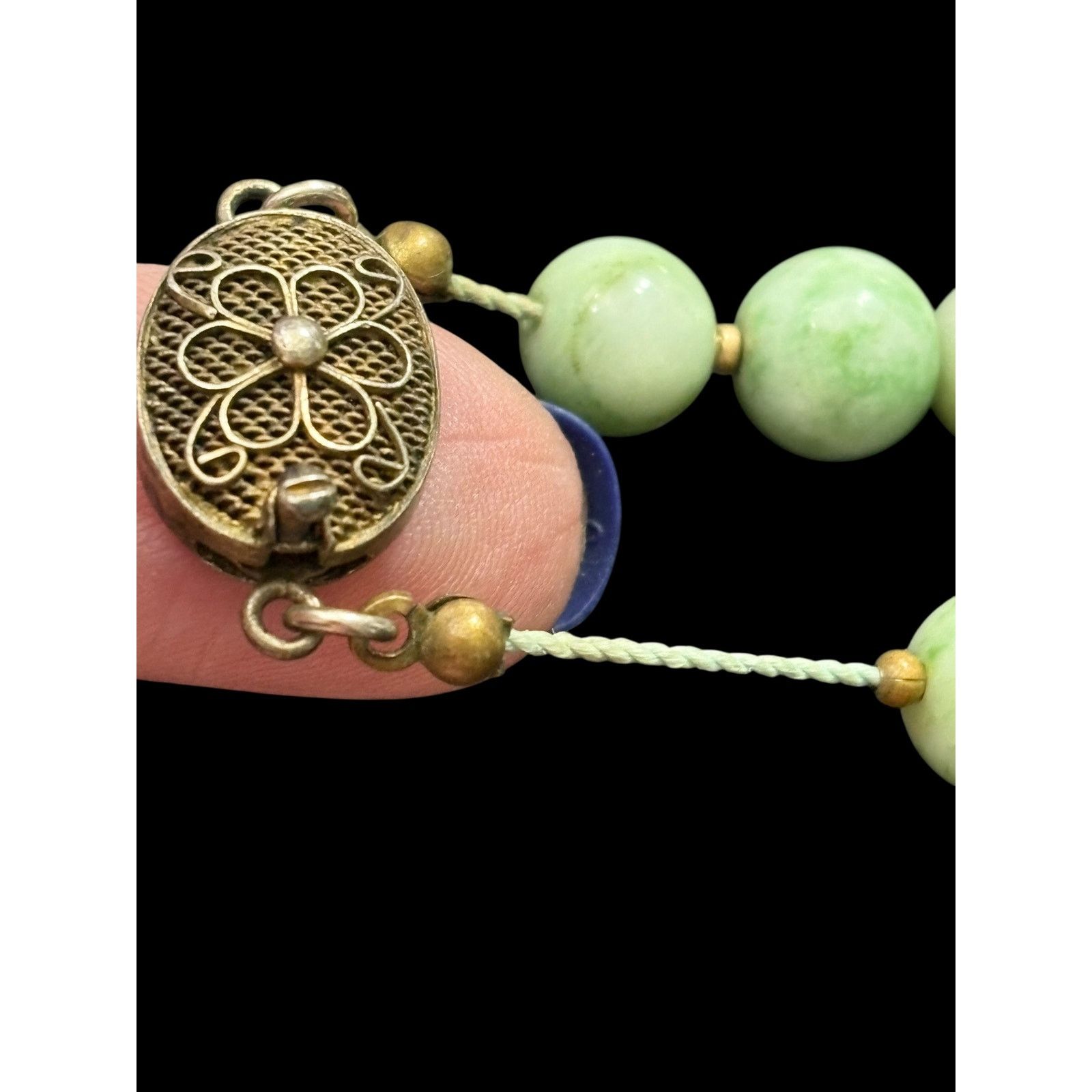 Other Vintage Chinese Nephrite Jade Pendant Necklace Cloisonne Size ONE SIZE - 11 Thumbnail
