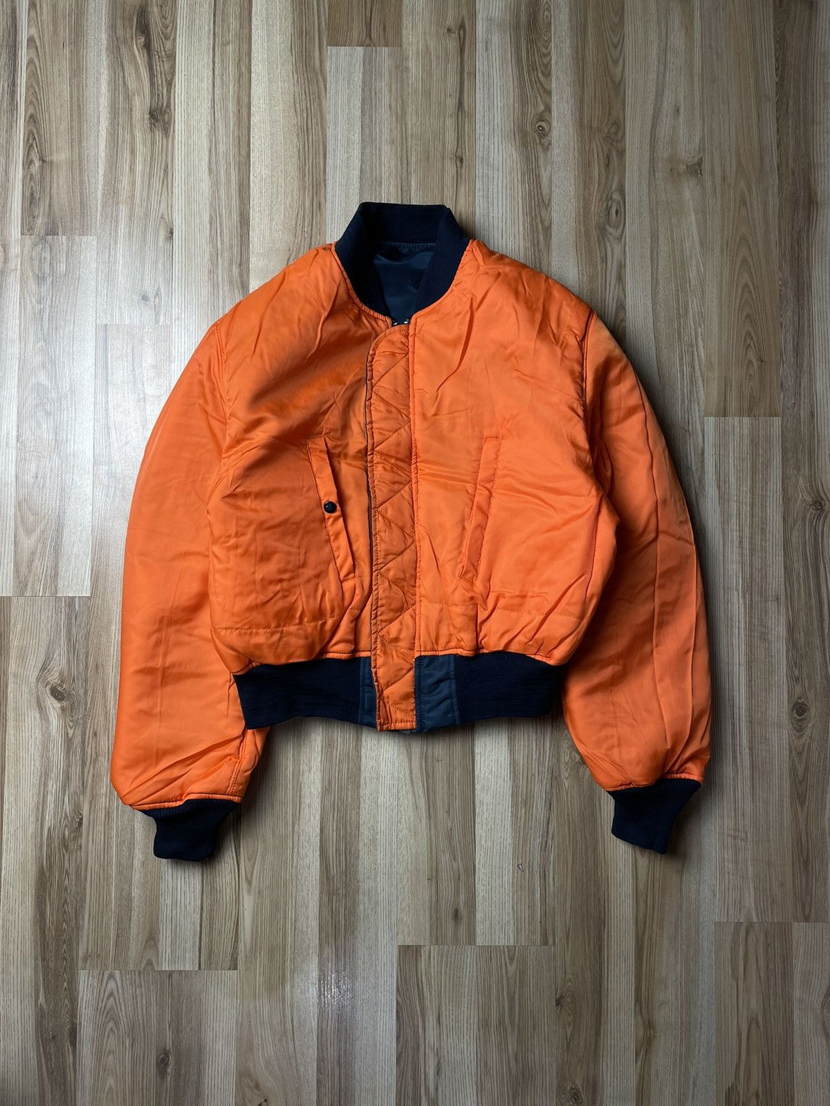 Japanese Brand × Vintage Vintage Bomber Jacket Intermediate MA-1 H.P.S. Size US L / EU 52-54 / 3 - 6 Thumbnail
