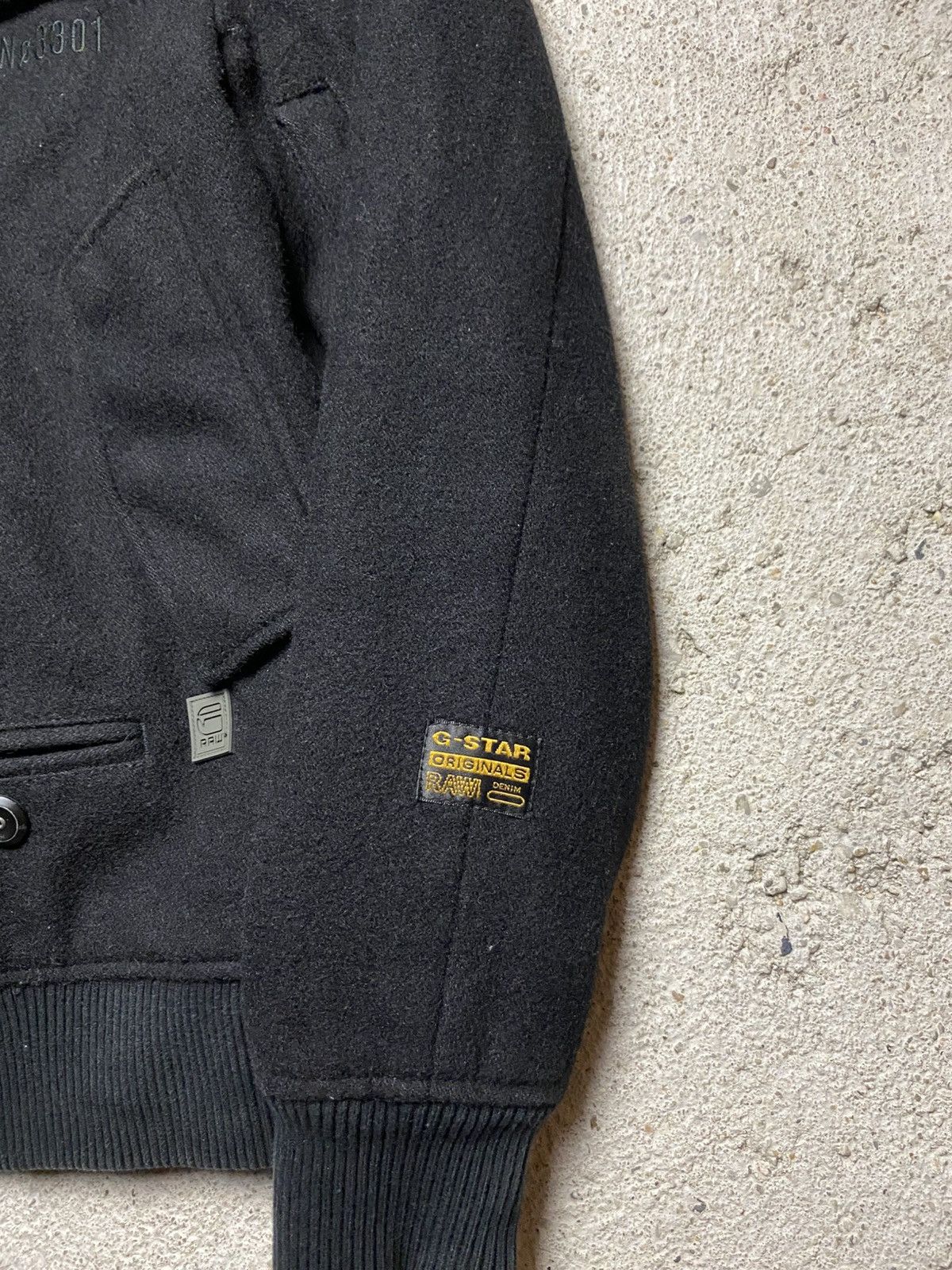 G-Star G star bomber wool jacket old money black Size US M / EU 48-50 / 2 - 7 Thumbnail