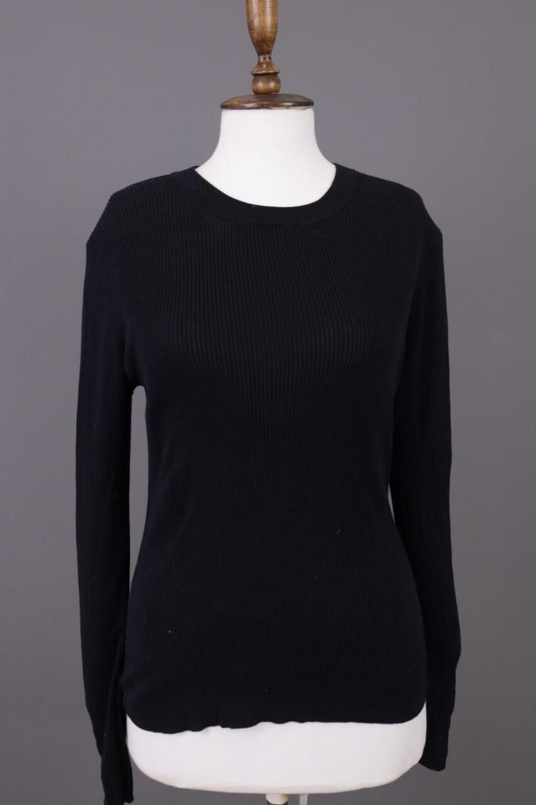 J.Crew J.Crew Black Ribbed Jumper Knit Sweater Size M Size M / US 6-8 / IT 42-44 - 1 Thumbnail