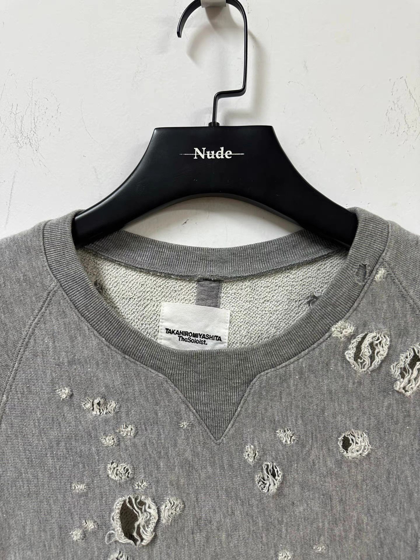 Takahiromiyashita The Soloist. The Soloist Heavy Distressed Sweatshirt K20 Size US M / EU 48-50 / 2 - 3 Thumbnail