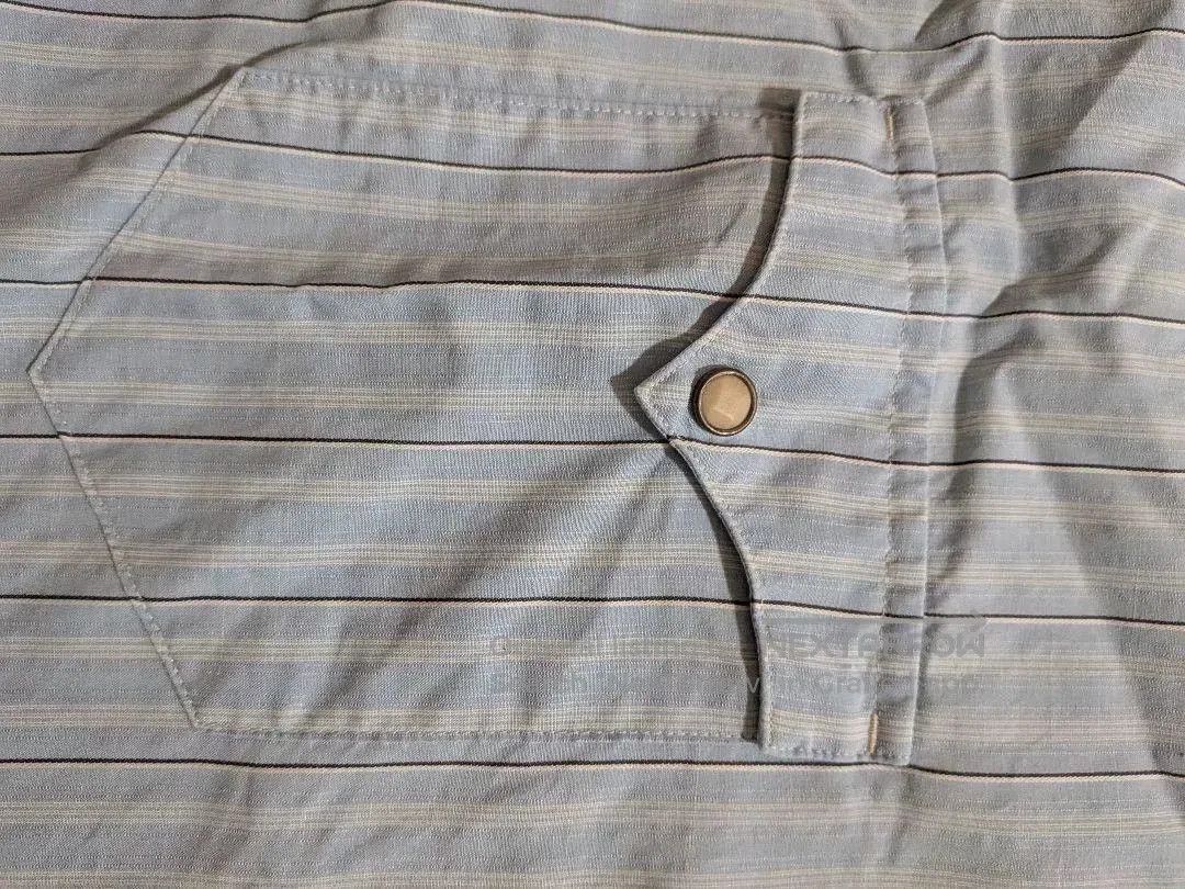 RRL Ralph Lauren RRL Vintage Turquoise Stripe Western Shirt. Size US XXL / EU 58 / 5 - 5 Thumbnail