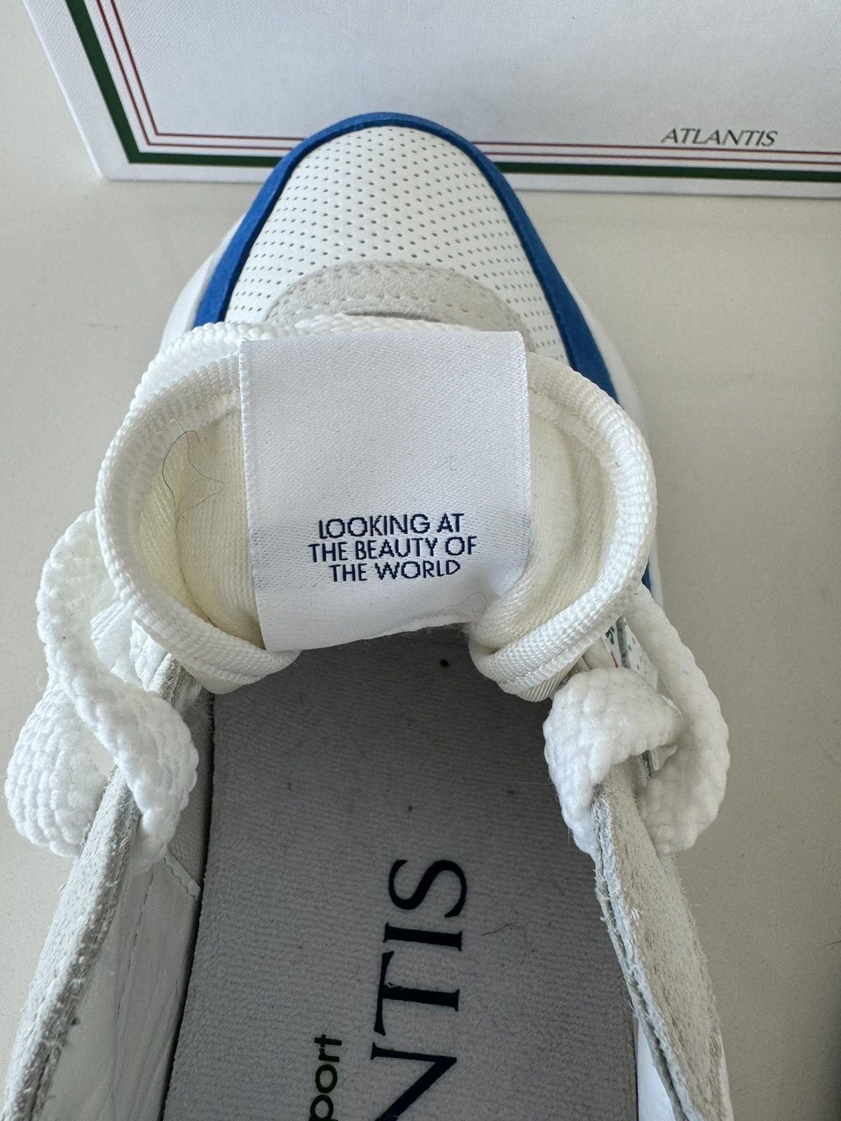 Casablanca Casablanca Atlantis White & Blue Sneaker 12.5 Size US 12.5 / EU 45-46 - 8 Thumbnail