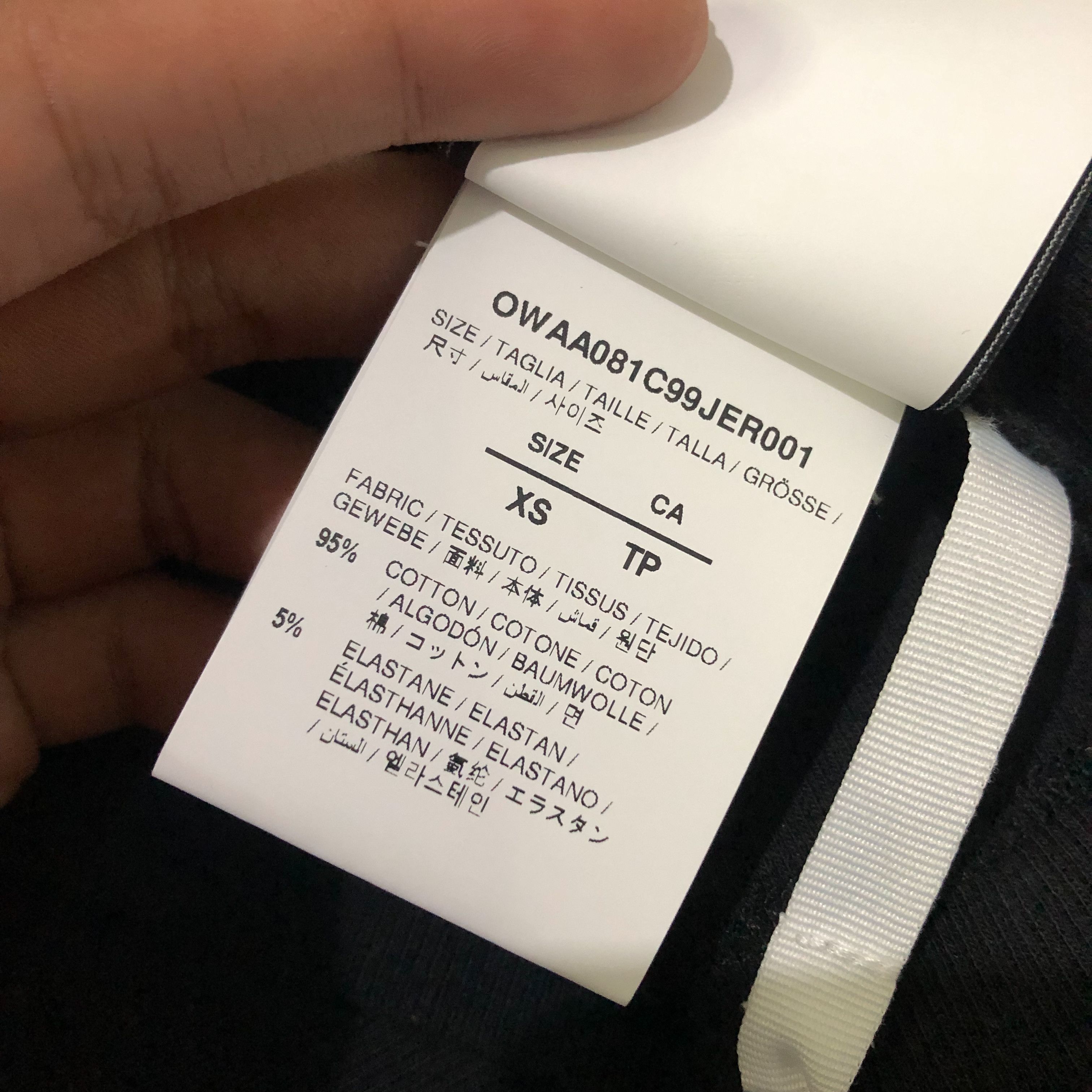 Off-White Off-White Stamp Rib Crop Top Size XS / US 0-2 / IT 36-38 - 10 Thumbnail