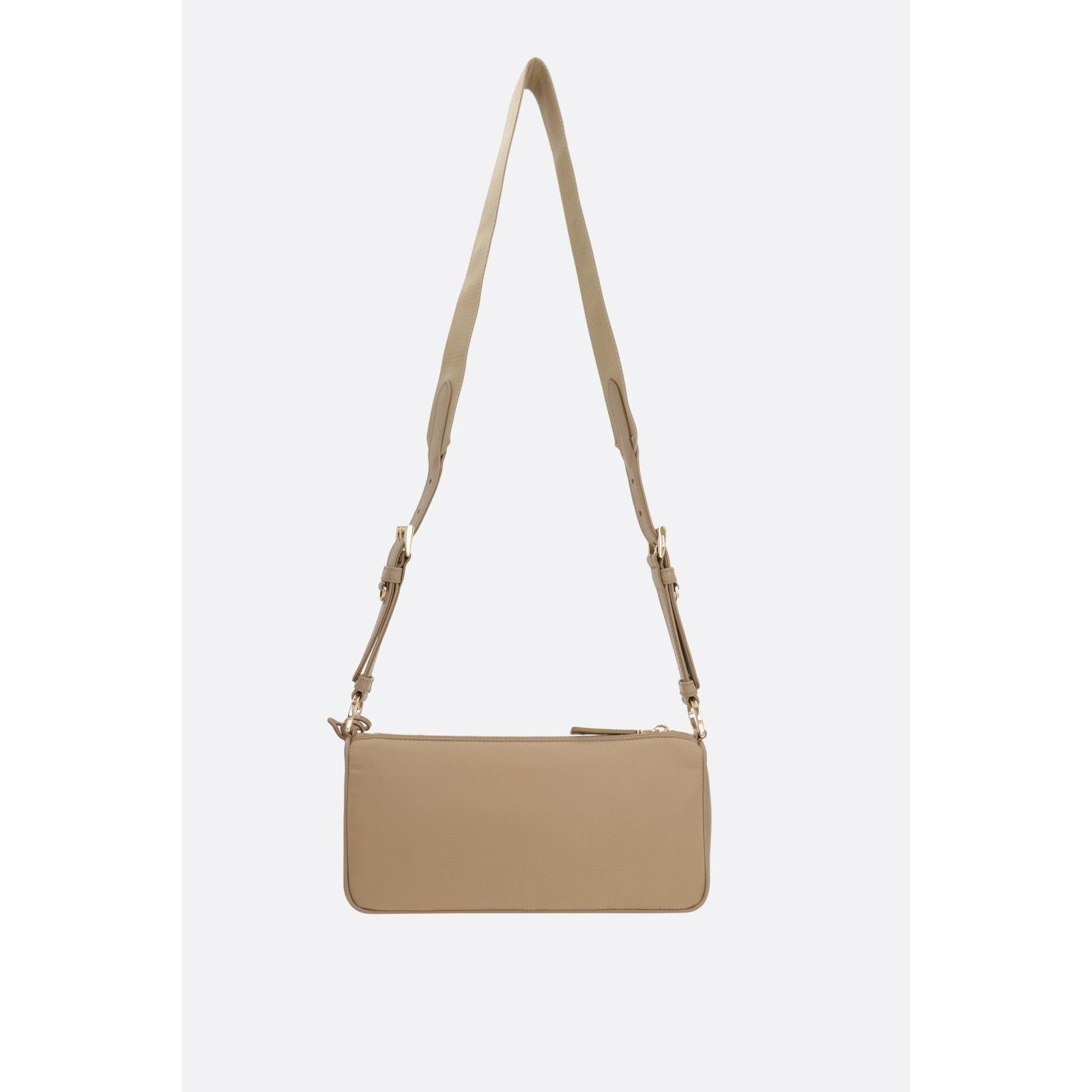 Prada PRADA Camel Brown Small Re-Nylon/Leather Shoulder Bag New & Size ONE SIZE - 3 Thumbnail