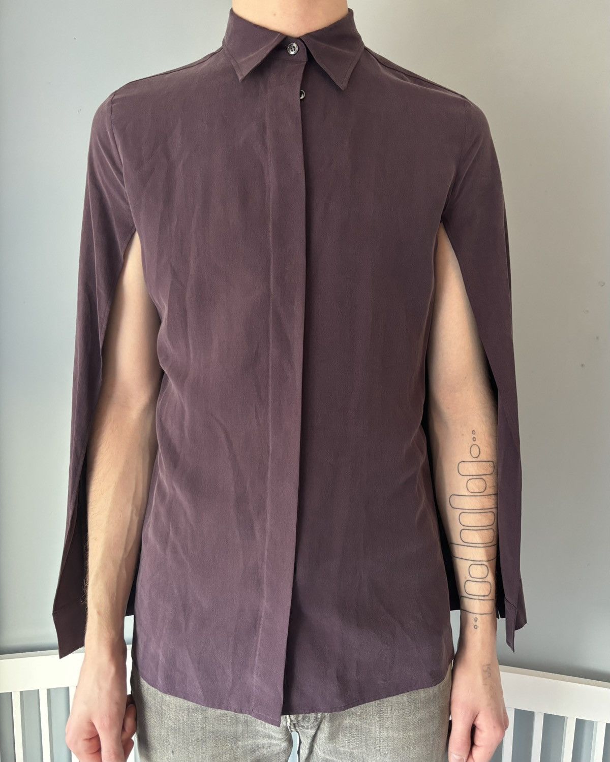 Maison Margiela Maison Martin Margiela AW09 Attached Sleeve Shirt Size M / US 6-8 / IT 42-44 - 3 Thumbnail