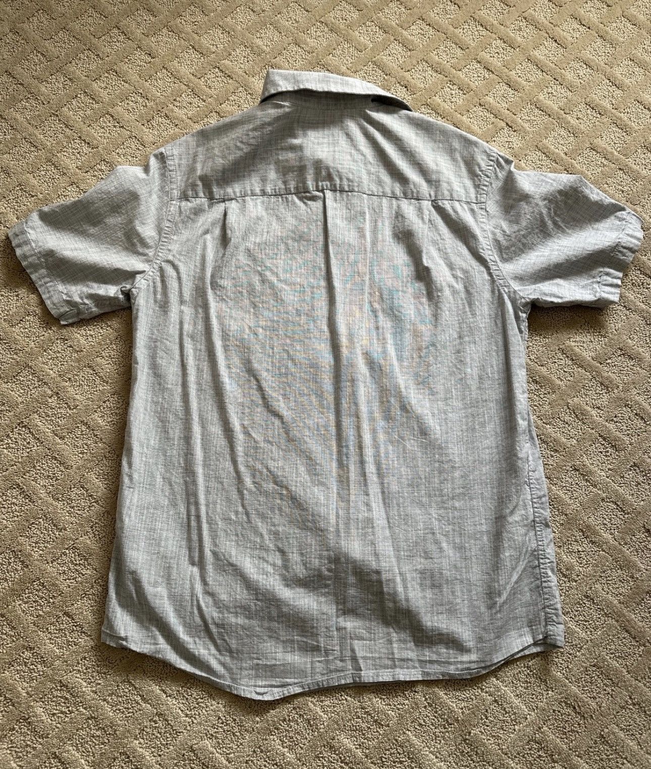 Alfani Alfani Grey Button Up Size US M / EU 48-50 / 2 - 2 Thumbnail