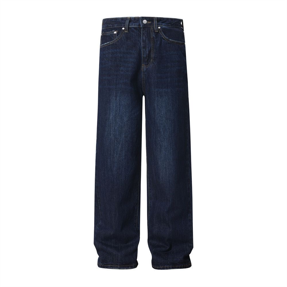 Japanese Brand × Jean Men's distressed loose casual street washed straight jeans Size US 32 / EU 48 - 1 Thumbnail